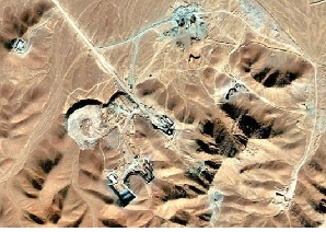 Satellite imagery of the Fordo Fuel Enrichment Plant