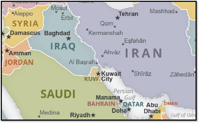 Mideast map