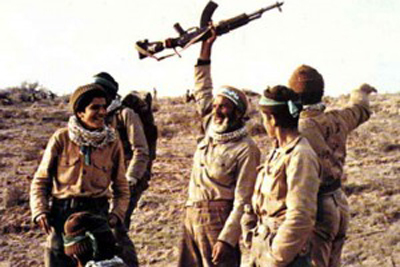 Iranian soliders during the war with Iraq